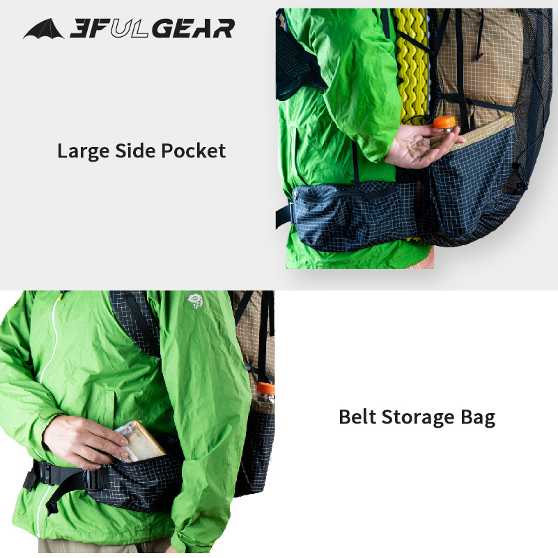 3F UL GEAR QIDIAN Pro 46+10L B - Outdoor Sport Climbing Gear recension och pris